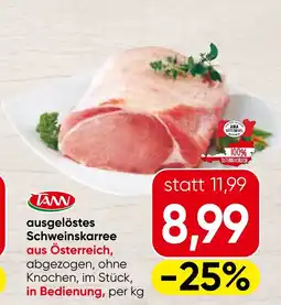 Spar Ausgelöstes Schweinskarree aus Österreich Angebot