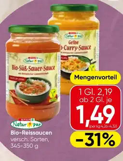 Spar Bio-Reissaucen versch. Sorten, 345-350 g Angebot