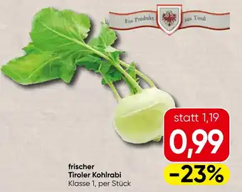 Spar frischer Tiroler Kohlrabi Angebot