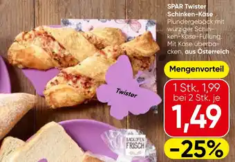 Spar SPAR Twister Schinken-Käse Angebot