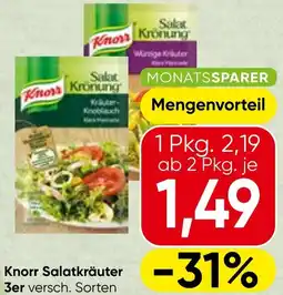 Spar Knorr Salatkräuter 3er Angebot