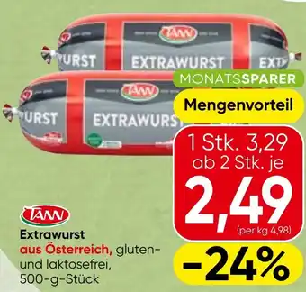 Spar Extrawurst aus Österreich Angebot