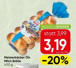 Spar Meisterbäcker Ölz Milch Brötle Angebot
