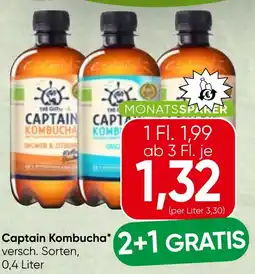 Spar Captain Kombucha Angebot