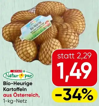 Spar Bio-Heurige Kartoffeln aus Österreich, Angebot