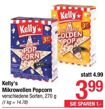 Maximarkt Kelly's Mikrowellen Popcorn Angebot