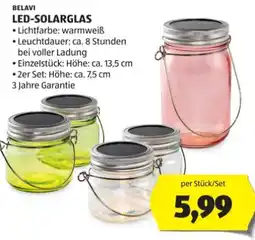 Hofer Belavi LED-Solarglas Angebot