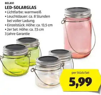 Hofer Belavi LED-Solarglas Angebot