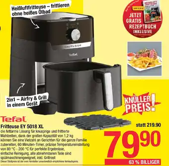 Maximarkt Tefal Fritteuse EY 5018 XL Angebot