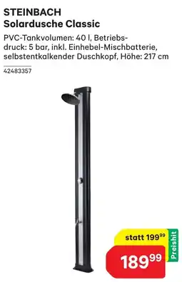 BayWa Steinbach Solardusche Classic Angebot