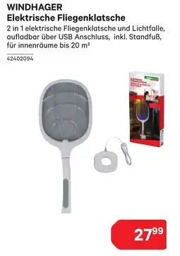 BayWa Windhager Elektrische Fliegenklatsche Angebot