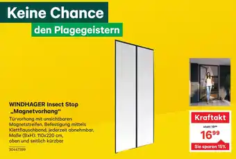BayWa Windhager Insect Stop Magnetvorhang Angebot