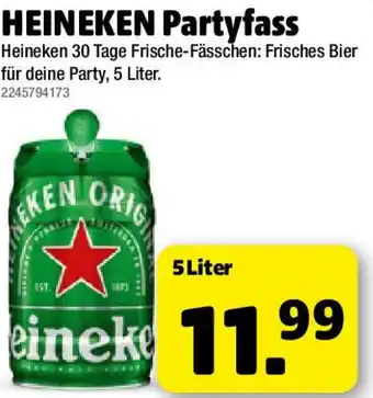 Liebmarkt Heineken Partyfass Angebot