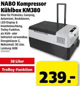 Liebmarkt Nabo Kompressor Kühlbox KM380 Angebot