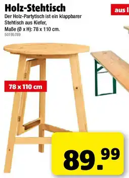 Liebmarkt Holz Stehtisch Angebot