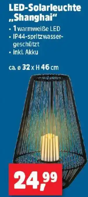 Thomas Philipps LED-Solarleuchte Shanghai Angebot
