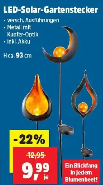 Thomas Philipps LED-Solar-Gartenstecker Angebot