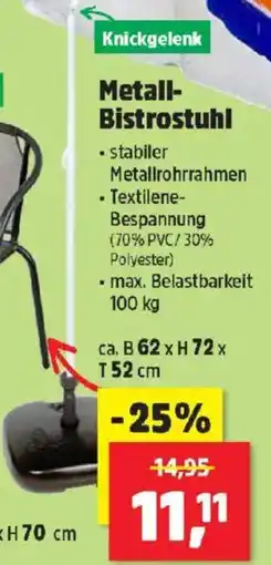 Thomas Philipps Metall Bistrostuhl Angebot