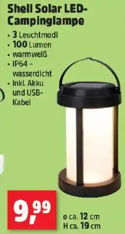 Thomas Philipps Shell Solar LED Campinglampe Angebot