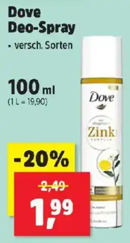 Thomas Philipps Dove Deo Spray Angebot