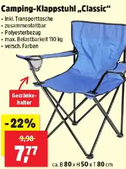 Thomas Philipps Camping Klappstuhl Classic Angebot