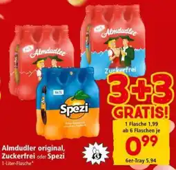 Interspar Almdudler original, Zuckerfrei oder Spezi Angebot