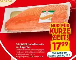 Interspar S-BUDGET Lachsfiletseite Angebot