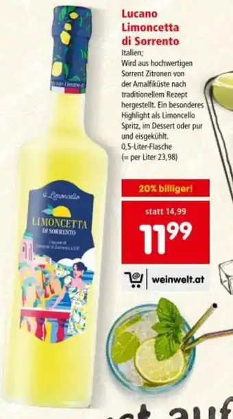 Interspar Lucano Limoncetta di Sorrento Angebot