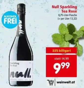 Interspar Null Sparkling Tea Rosé Angebot