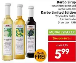 Interspar Darbo Sirup Angebot