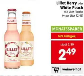 Interspar Lillet Berry oder White Peach Angebot