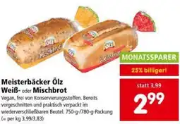 Interspar Meisterbäcker Ölz Weiß oder Mischbrot Angebot