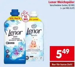 Interspar Lenor Weichspüler Angebot