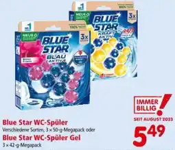 Interspar Blue Star WC-Spüler, Blue Star WC-Spüler Gel Angebot
