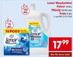 Interspar Lenor Waschmittel Angebot