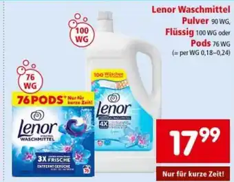 Interspar Lenor Waschmittel Angebot