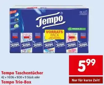 Interspar Tempo Taschentücher Angebot