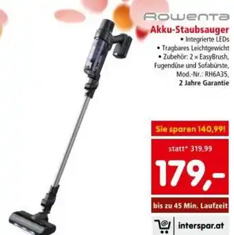 Interspar Akku Staubsauger Angebot