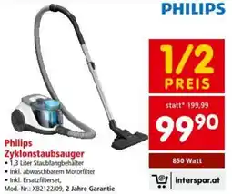 Interspar Philips Zyklonstaubsauger Angebot