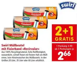 Interspar Swirl Müllbeutel mit Fixierband Recircular Angebot
