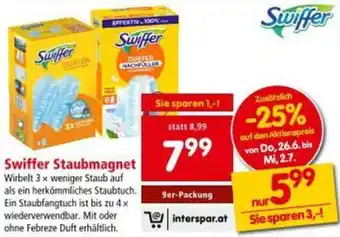 Interspar Swiffer Staubmagnet Angebot