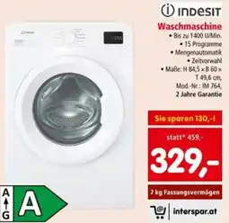 Interspar Waschmaschine Angebot