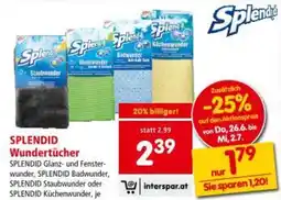 Interspar Splendid Wundertücher Angebot