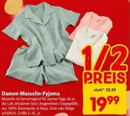 Interspar Damen Musselin Pyjama Angebot