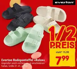 Interspar Everton Badepantoffel Relax Angebot