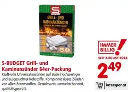Interspar S-budget Grill und Kaminanzünder Angebot
