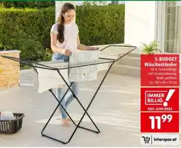 Interspar S-budget Wäscheständer Angebot