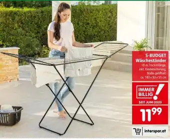 Interspar S-budget Wäscheständer Angebot