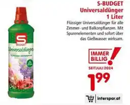 Interspar S-budget Universaldünger Angebot