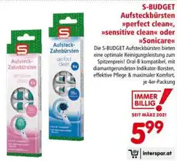 Interspar S-budget Aufsteckbürsten Angebot